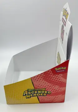 Pokemon TCG Ascended Heroes Tech Sticker Collection Display Box EMPTY NO PACKS - Image 2