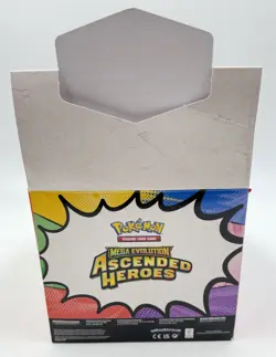 Pokemon TCG Ascended Heroes Tech Sticker Collection Display Box EMPTY NO PACKS - Image 3