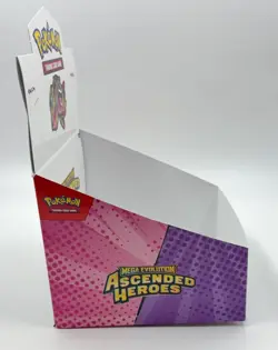 Pokemon TCG Ascended Heroes Tech Sticker Collection Display Box EMPTY NO PACKS - Image 4