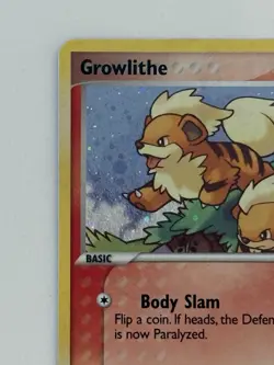 Pokemon TCG Growlithe 55/92 Legend Maker Reverse Holo Stamped - Image 2