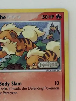 Pokemon TCG Growlithe 55/92 Legend Maker Reverse Holo Stamped - Image 3