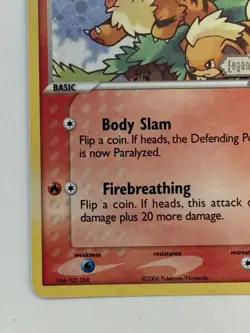 Pokemon TCG Growlithe 55/92 Legend Maker Reverse Holo Stamped - Image 5