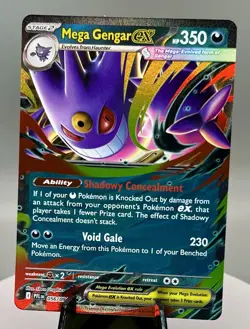 Pokemon TCG Mega Gengar ex Double Rare ME02: Phantasmal Flames 056/094 NM - Image 1