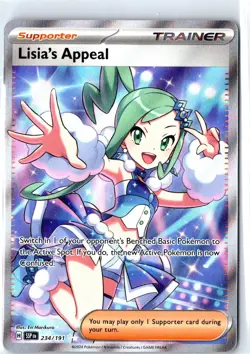 Lisia's Appeal 234/191 Ultra Rare Surging Sparks Pokemon Holo Near Mint - Image 1
