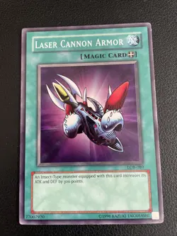 Laser Cannon Armor - LOB-089 - Unlimited - “Magic” Card - Vintage - Yugioh - LP - Image 1