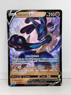 Pokemon Lucario V Full Art 027/073 Champion’s Path - Image 1