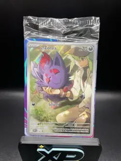 SEALED N's Zorua 189 Journey Together ETB black Star PROMO Pokemon TCG - Image 1