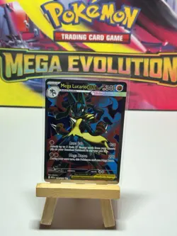 Pokemon TCG Mega Lucario EX Ultra Rare Me:01 Mega Evolution 160/132 NM - Image 2