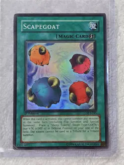 YuGiOh Scapegoat - SDJ-041 Starter Deck: Joey (SDJ) 1st Edition Super Rare MP - Image 4