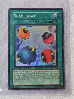 YuGiOh Scapegoat - SDJ-041 Starter Deck: Joey (SDJ) 1st Edition Super Rare MP - Image 5