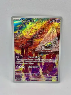 Drowzee 210/198 SV Scarlet & Violet Pokemon Full Art Illustration 🔥 🤯 - Image 1