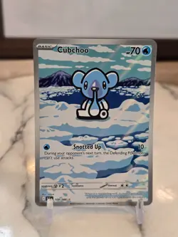 Pokemon TCG Cubchoo 109/086 Sv: Black Bolt Holo Illustration Rare LP - Image 1