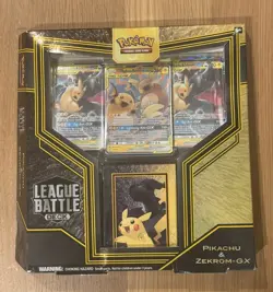 Pokemon Pikachu & Zekrom GX League Battle Deck - NEW - Open box 290-80785 - Image 1