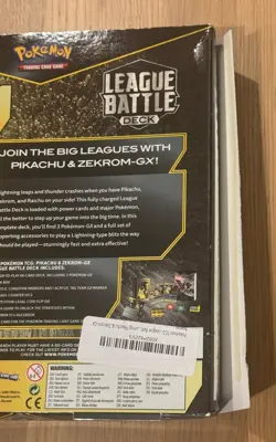 Pokemon Pikachu & Zekrom GX League Battle Deck - NEW - Open box 290-80785 - Image 4