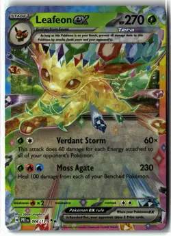 Leafeon ex ⭐ 006/131 Holo Double Rare Prismatic Evolutions 2025 Pokemon NM - Image 1