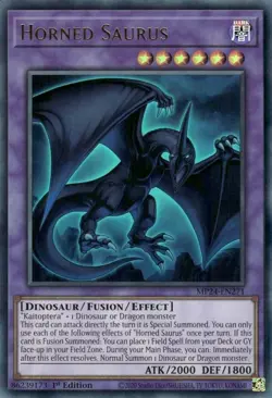 Horned Saurus - MP24-EN271 - Ultra Rare - 1st Edition NM Yugioh 25th Anniversary - Image 1