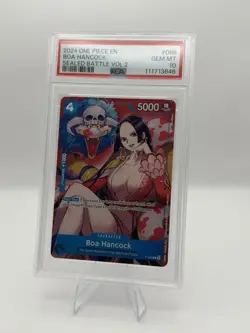 PSA GEM MT 10 One Piece CCG Boa Hancock P-066 Promotion Foil Promo 2024 - Image 1