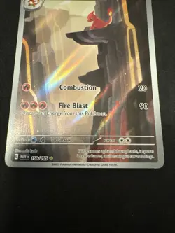 Pokemon Charmeleon 169/165 Scarlet & Violet 151 Rare Card 100 HP Fire Blast - Image 3