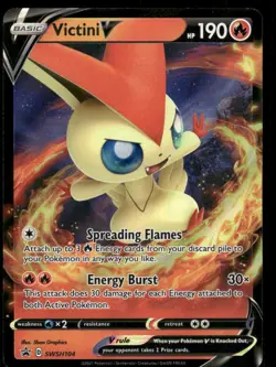 Victini V - SWSH104 Promo Holo NM Pokemon SWSH: Sword & Shield Promo Cards - Image 1