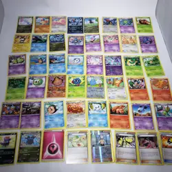 Lot of 48 Pokemon 2013 TCG Trading Cards All Unique Pokemon Cards (Set E) - Image 1