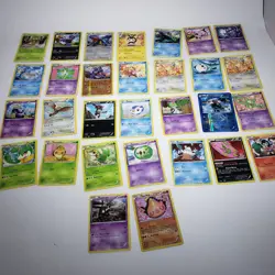 Lot of 30 Pokemon 2013 TCG Trading Cards All Unique Pokemon Cards (Set G) - Image 1