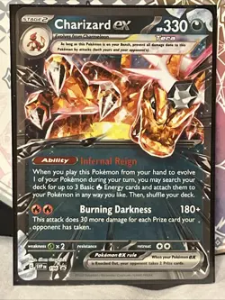 Charizard ex 196 Sv: Scarlet & Violet Promo Cards Holo - Image 1