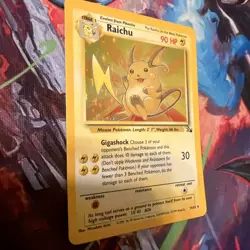 Pokemon TCG Raichu Fossil Holo Rare Card 14/62 Unlimited - Image 5