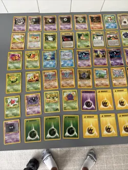 Pokemon TCG 1999 Vintage Lot Of 89 Cards Non-holo HP 89 Cards WOTC! Heavy Played - Image 2