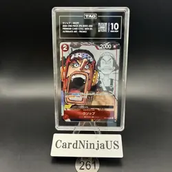 TAG GEM MINT 10 Usopp Parallel ST01-002 C 25th Edition ONE PIECE Card Game 261 - Image 1