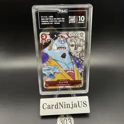 TAG GEM MINT 10 Jimbei Parallel ST01-005 C 25th Edition ONE PIECE Card Game 303 - Image 1