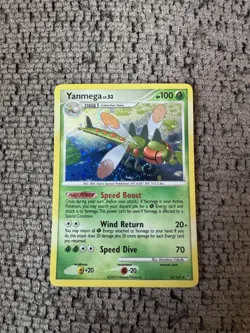 2009 Pokemon Supreme Victors 14/147 Yanmega Holo LP Rare Card Vintage Huge Swirl - Image 1
