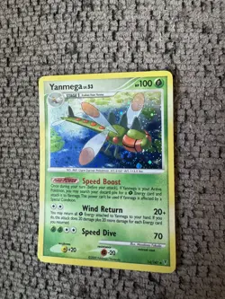 2009 Pokemon Supreme Victors 14/147 Yanmega Holo LP Rare Card Vintage Huge Swirl - Image 2