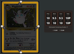 NM Pokemon Wigglytuff Base Set 2 Holo Rare Card 19/130 - Image 3