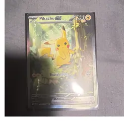 Pokemon Pikachu EX 276/217 Holo Basic Lightning Type 200 HP English TCG Card - Image 1