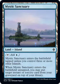 MTG magic cards 1x Mystic Sanctuary Throne of Eldraine NM-Mint, English - Image 1