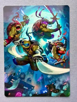 Heroes in a Half Shell Art Card (41/54) NM - Teenage Mutant Ninja Turtles MTG - Image 1