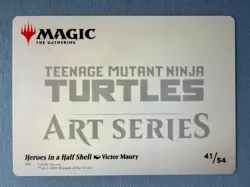 Heroes in a Half Shell Art Card (41/54) NM - Teenage Mutant Ninja Turtles MTG - Image 2