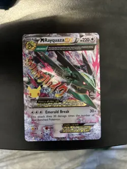 Pokemon TCG M Rayquaza EX Celebrations Classic Collection Holo Ultra Card 76/108 - Image 1
