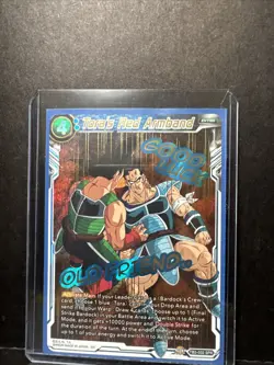 Dragon Ball Super Card Tora's Red Armband Clash of Fates SPR TB3-032 - Image 1
