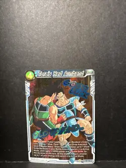 Dragon Ball Super Card Tora's Red Armband Clash of Fates SPR TB3-032 - Image 2
