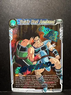 Dragon Ball Super Card Tora's Red Armband Clash of Fates SPR TB3-032 - Image 3
