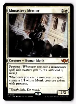 Monastery Mentor 125 Commander: Tarkir: Dragonstorm Normal NM - Image 1