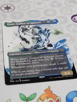 C2999 MAGIC MTG PHYREXIA ALL WILL BE ONE EZURI STALKER OF SPHERES SHOWCASE NM - Image 2