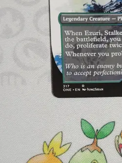 C2999 MAGIC MTG PHYREXIA ALL WILL BE ONE EZURI STALKER OF SPHERES SHOWCASE NM - Image 4