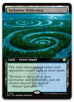 Turbulent Wilderness - Extended Art - Secrets of Strixhaven - MtG - NM - Image 1