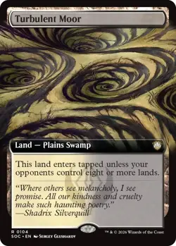 Turbulent Moor - Extended Art - Secrets of Strixhaven - MtG - NM - Image 1