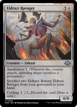 MTG Eldrazi Ravager [Modern Horizons 3] Foil Near Mint Magic - Image 1