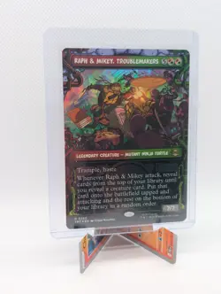 MTG - Raph & Mikey, Troublemakers - FOIL Showcase Rare #250 - TMNT NM - Image 1