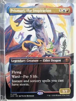 Prismari, the Inspiration (Borderless) Mythic MTG Secrets of Strixhaven - Image 1