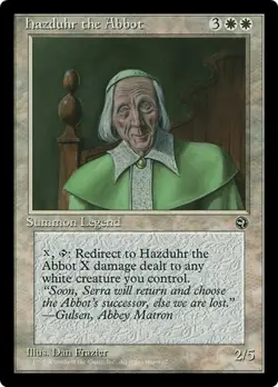 HAZDUHR THE ABBOT x1 mtg NM Homelands 1 Rare - Image 1